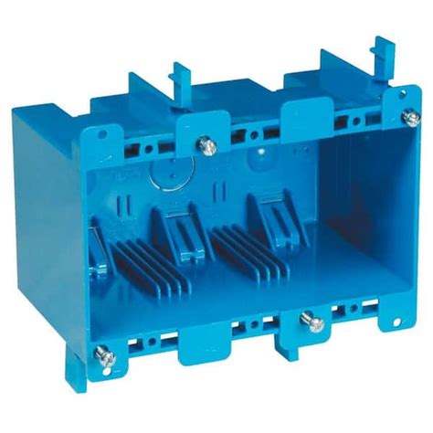 deep old work pvc electrical box 3 gang|3 gang electrical boxes.